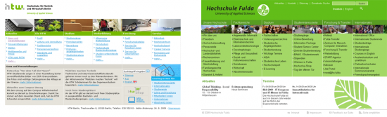 Homepage HTW Berlin - FH Fulda